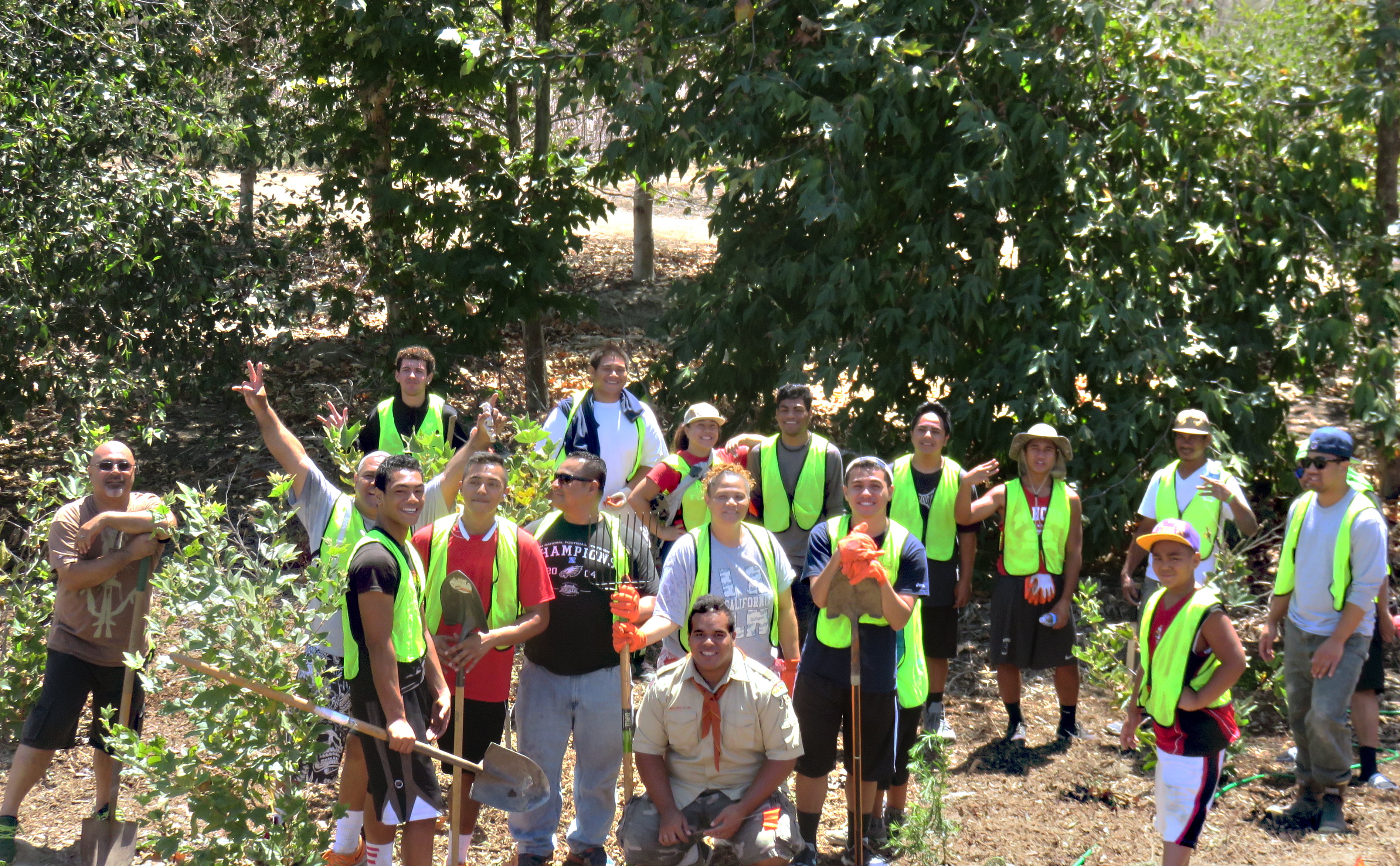 Eagle Scout Project in April 2016